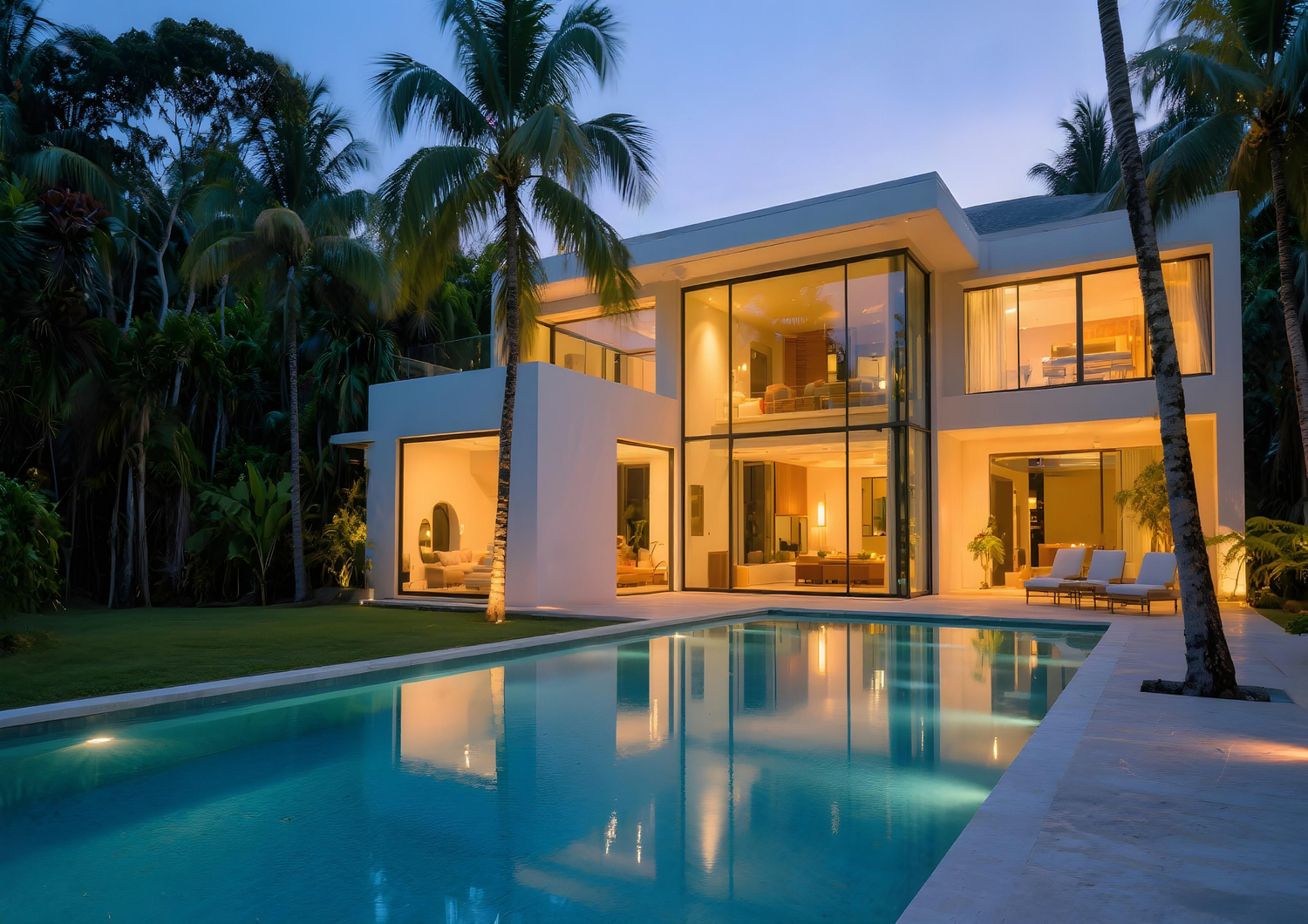 luxury-villa-with-pool-dusk